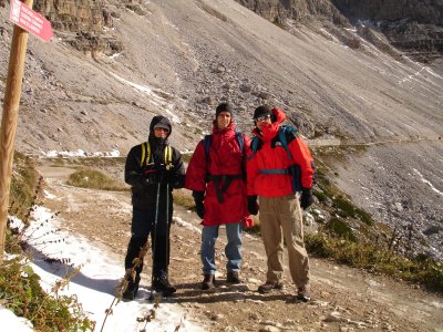 immagine del gruppo alle tre cime di lavaredo 