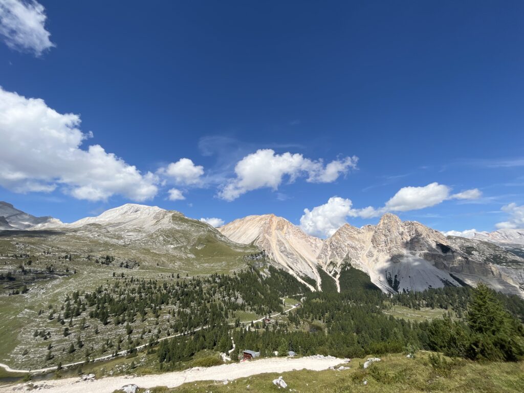 Mappa e traccia dell'itinerario ad anello del Giro dei 5 Rifugi in mountain bike