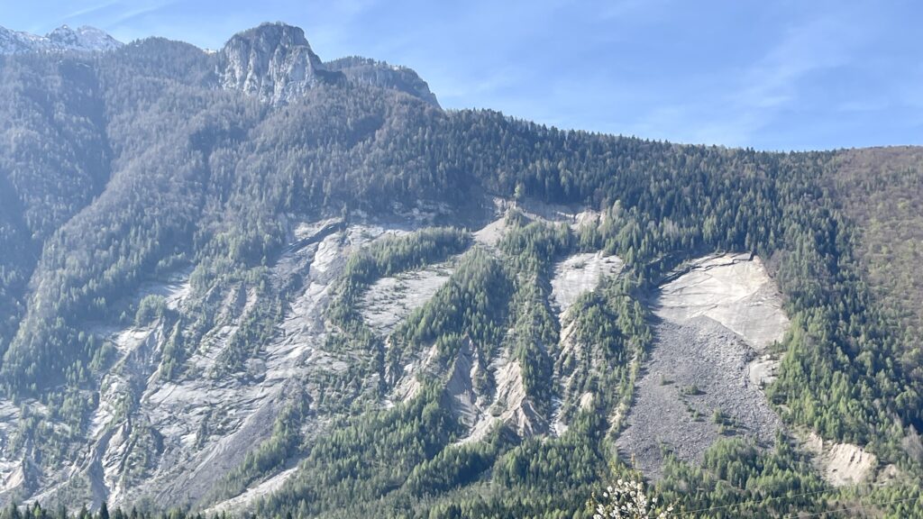 Frana sul Monte Toc - Disastro della Diga del Vajont