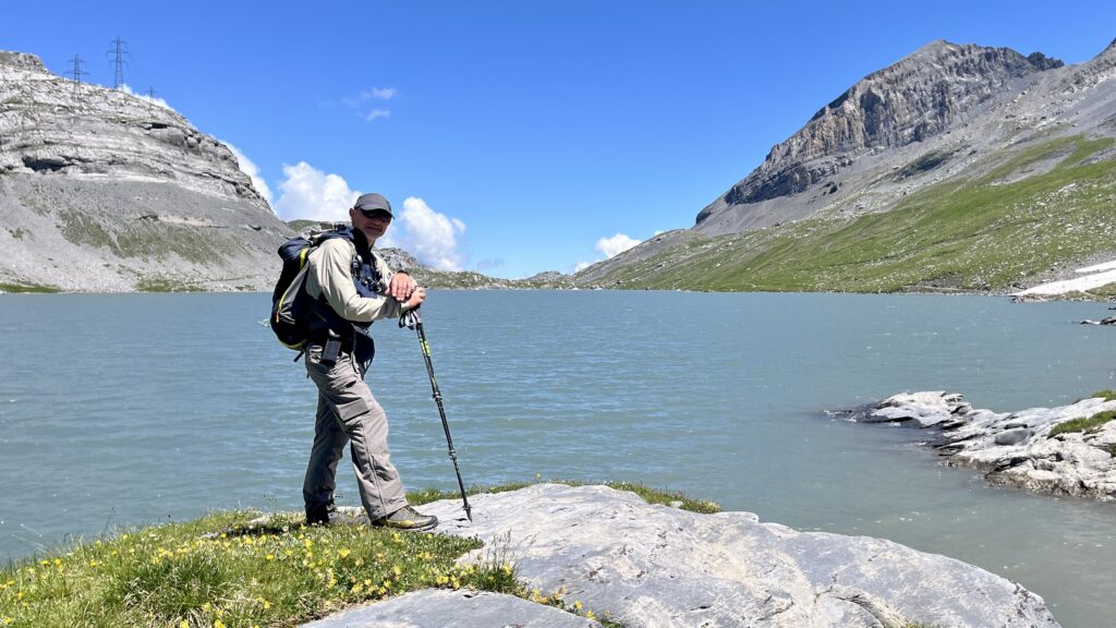 Gemmipass Lämmerenhütte Daubensee da Leukerbad (Svizzera)