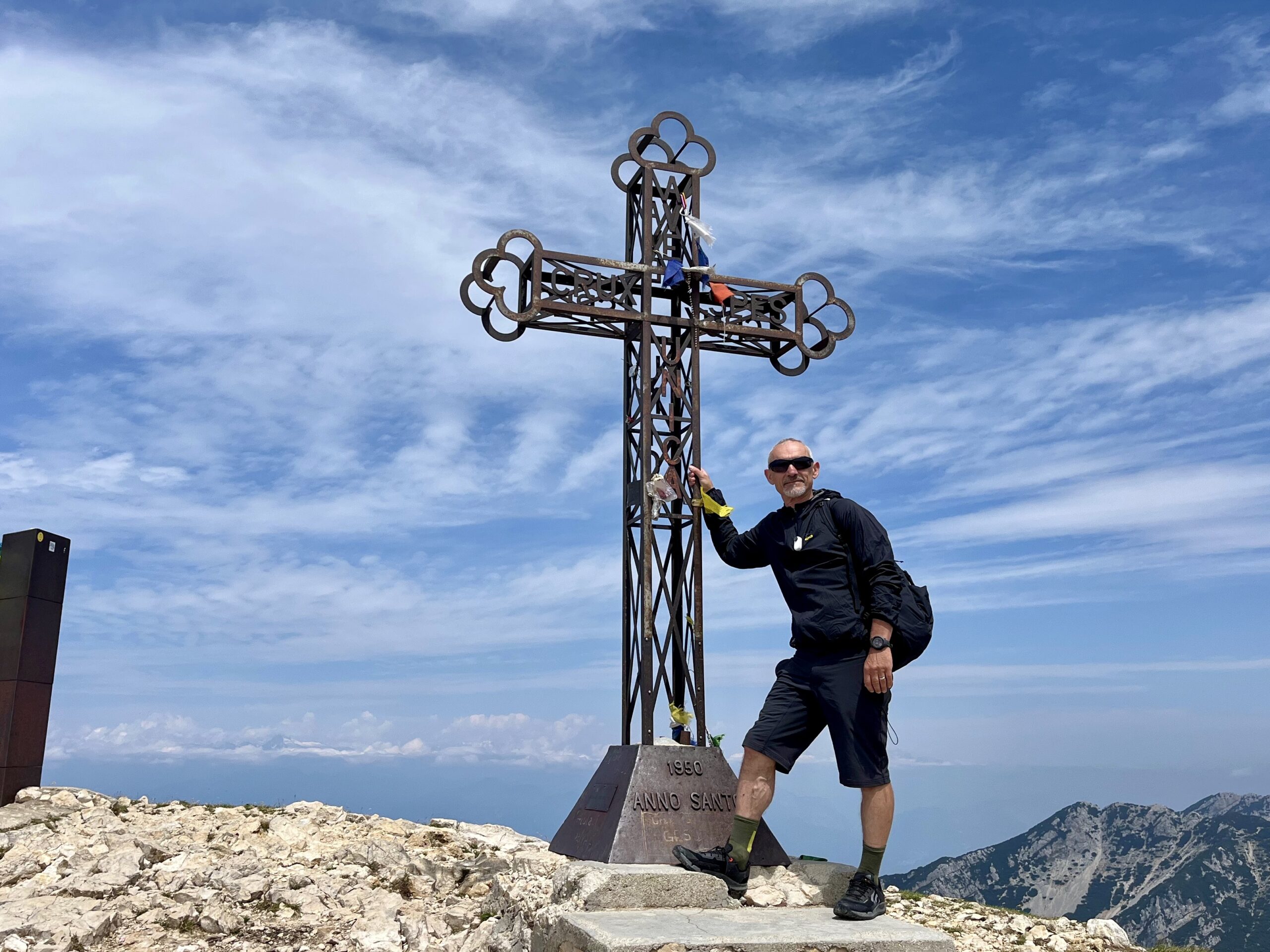 Rifugio Telegrafo da Spiazzi con vista sul Lago di Garda