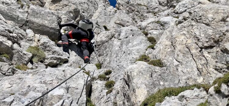 Via di Guerra Ferrata Chiadenis EST e CAI Portogruaro (Monte Chiadenis) Salita per la Ferrata di Guerra al Monte Chiadenis