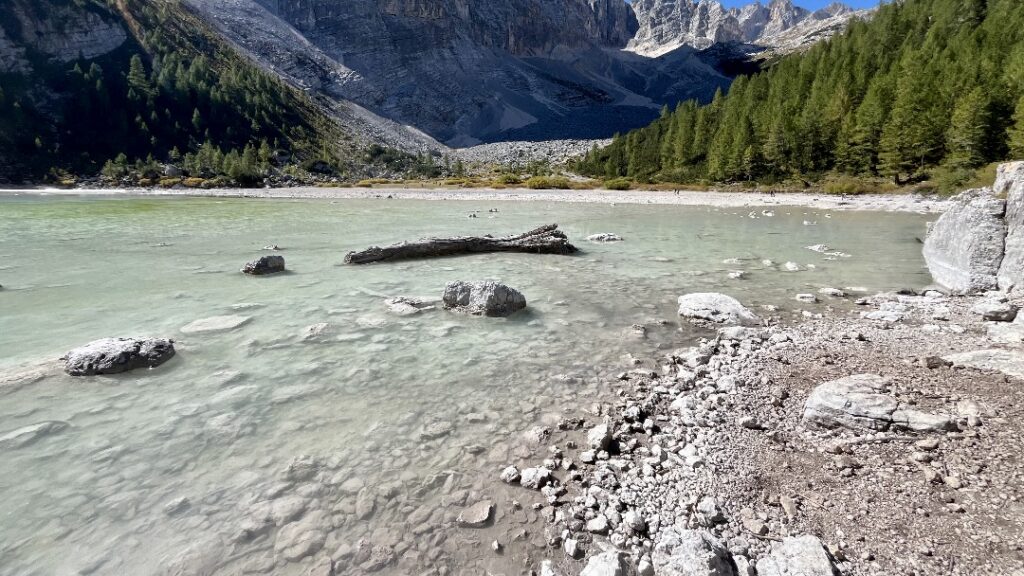 lago sorapis via forcella marcuoira
