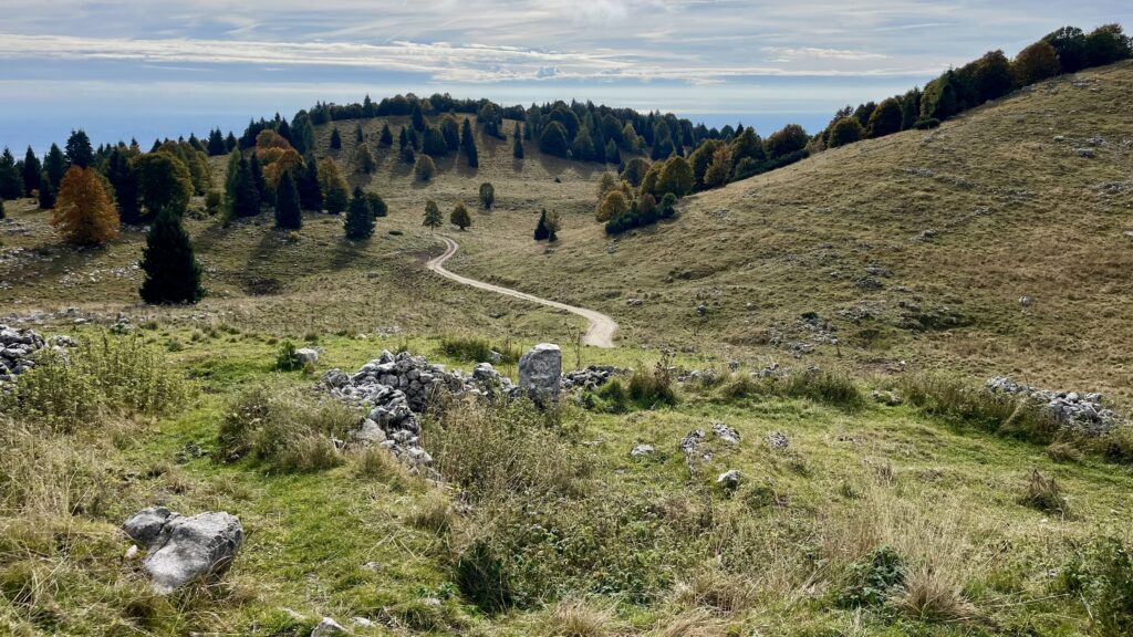 Vista sulle alture di Piancavallo durante l'anello in MTB
